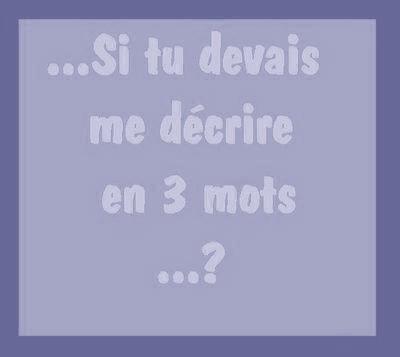 comen tu me décri ??